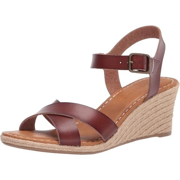 Amazon Essentials Women's Espadrille Wedge Sandalas Size 13 - Picture 1 of 8